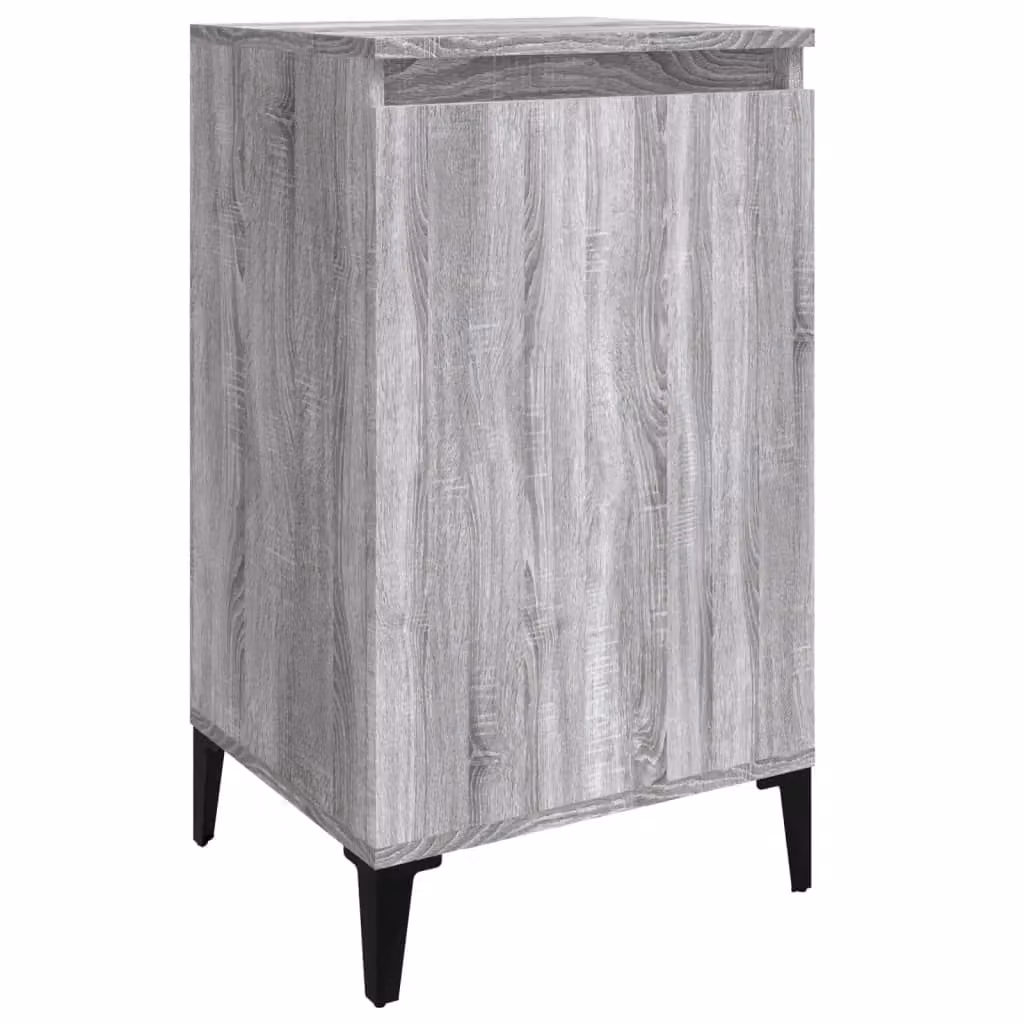Berkfield Home Grey Sonoma Bedside Cabinet in Engineered Wood W/D/H: 40 x 35 x 70 cm – 2
