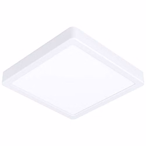 Loops Square Surface Mounted LED Wall and Ceiling Light, White, 16.5W, 4000K