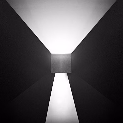 Netlighting Kub LED Up and Down Cube Wall Light in White – 2