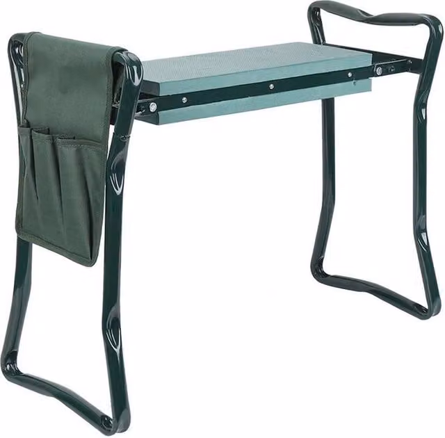FLAVORA Green Metal Garden Kneeler Seat – 1