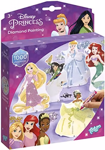 Totum Disney Princess Diamond Painting Set in Pink and Multicolour – 2