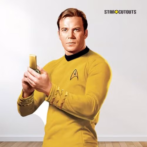 Star Cutouts Captain Kirk Cardboard Cut Out, Height: 179 cm – 5