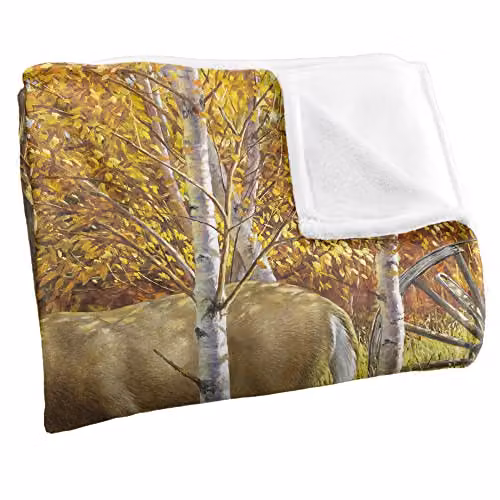 Wild Wings When Color Is King 2 Silky Touch Super Soft Fleece Throw Blanket in White, W/D/H: 152 x 127 cm – 2