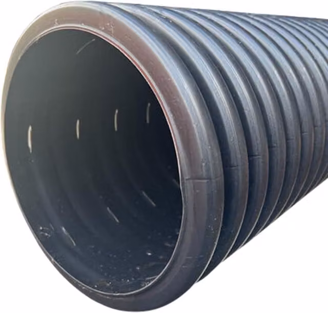 PBSL Group Black Twinwall Perforated Pipe, 150mm I.D. x 3m
