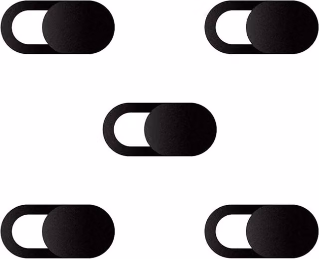 ReFind 5 Piece Camera Cover Set in Black