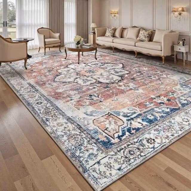 SPETLEK Moroccan Floral Traditional Rug in Beige and Multicolour, W: 160 cm, L: 230 cm – 1