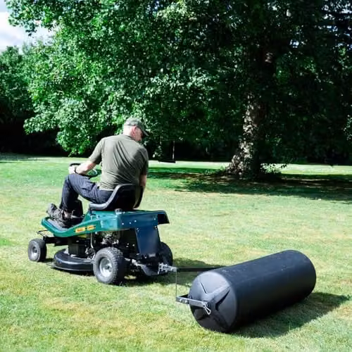 The Handy Large Poly Body Towed Garden Roller in Black with 175L Capacity – 6