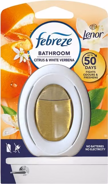 Febreze Bathroom Air Freshener Citrus Verbena White