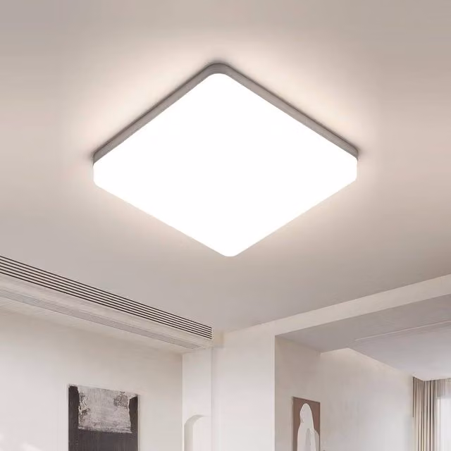 COMELY 36W Modern Square LED Ceiling Light, IP44 Rated, 4000K, White – 1