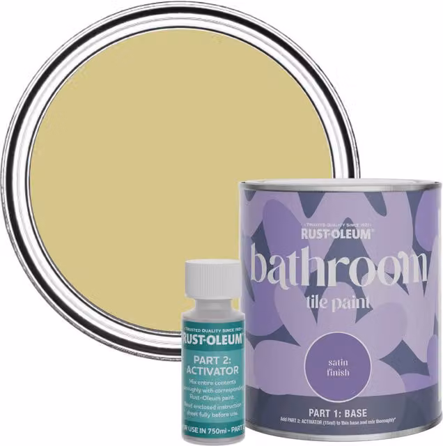 Rust-Oleum Bathroom Tile Paint in Satin Finish, Wasabi Green, 0.75 l