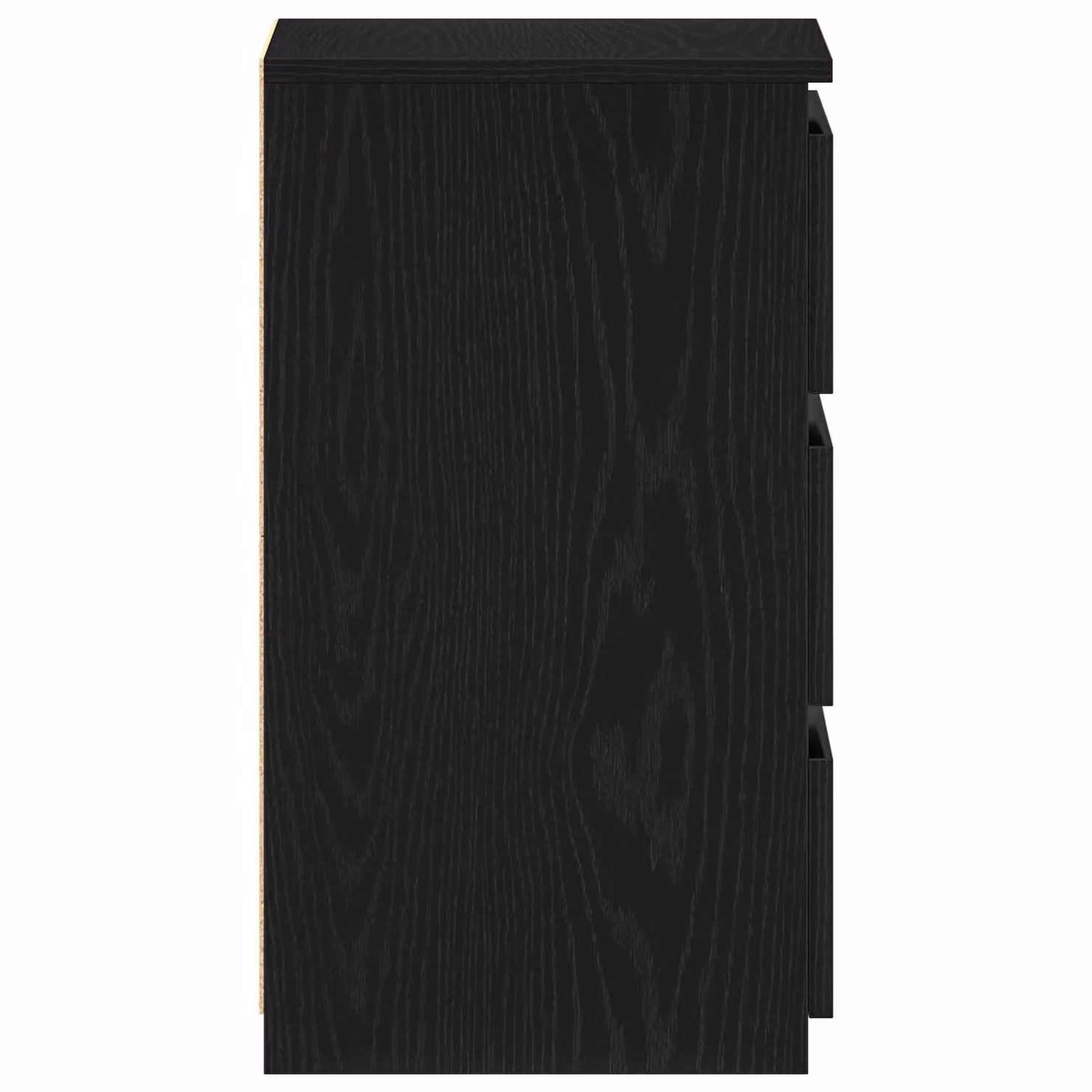 Berkfield Home Set of 2 Black Oak Nightstands, W/D/H: 40 x 35 x 62.5 cm – 4