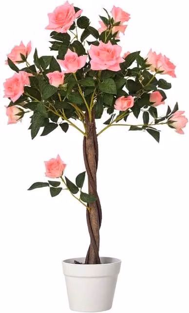Nordara Pink Artificial Rose Tree, 90 cm Height