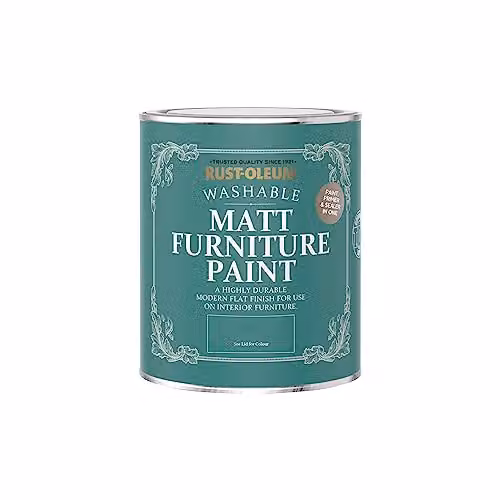 Rust-Oleum After Dinner Matt Furniture and Skirting Board Paint, Green, 0.75 l – 3