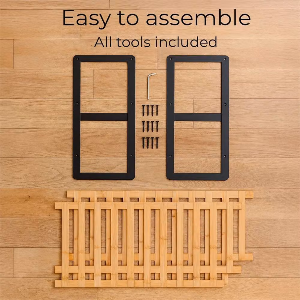 SPETLEK 3 Tier Bamboo Shoe Rack Stand in Natural Wood for Hallway, Bedroom or Bathroom – 2