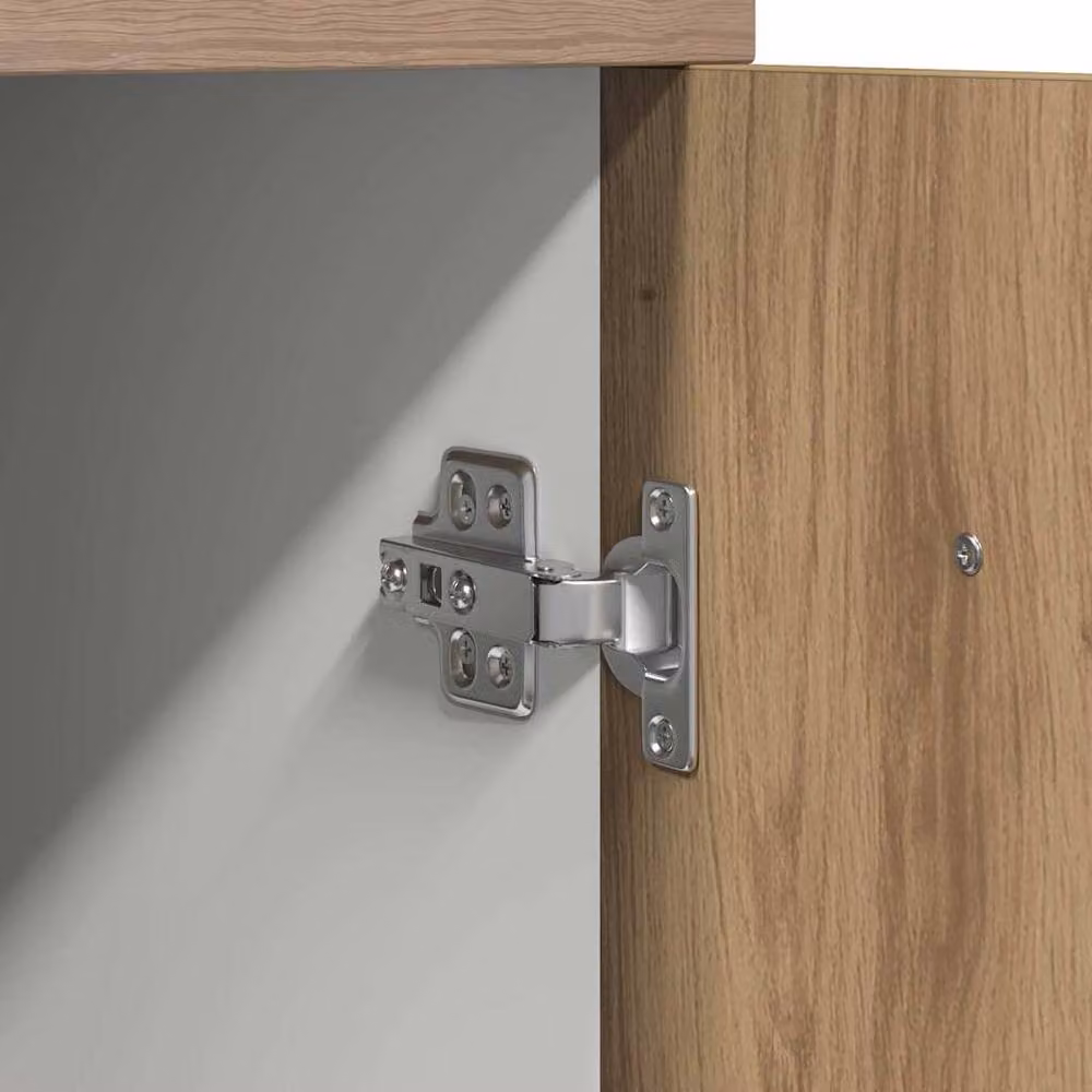 Berkfield Home Lyon Artisan Oak Bottom Kitchen Cabinet, Brown, W/D/H: 60 x 46 x 81.5 cm – 2