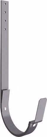 Lindab Steel Half Round Flex-Fit Rafter Angle Bracket, 330mm, Grey