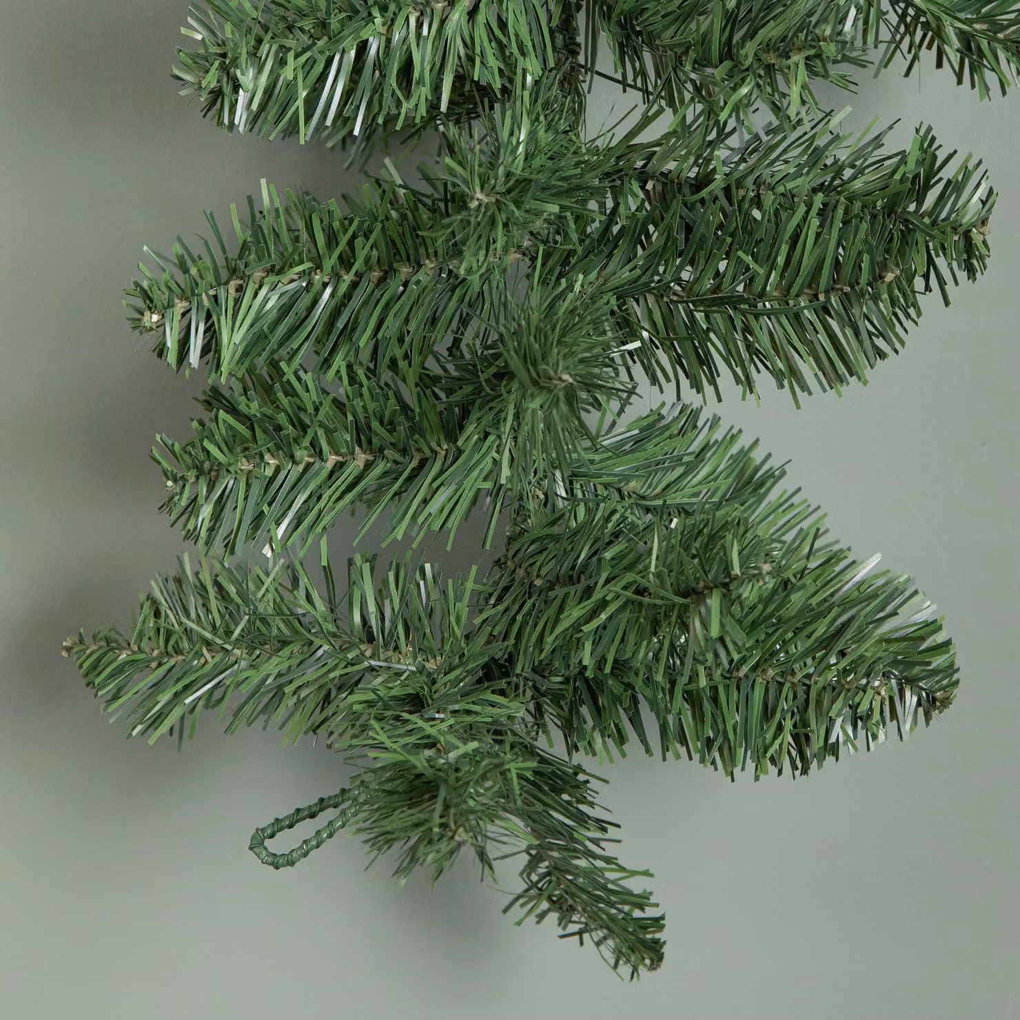 Samuel Alexander 2.7m Plain Green Imperial Pine Christmas Garland – 3