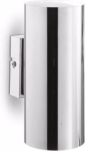 Netlighting Hot 2 Light Up & Down Wall Light in Chrome and Grey with GU10 Bulbs – 1