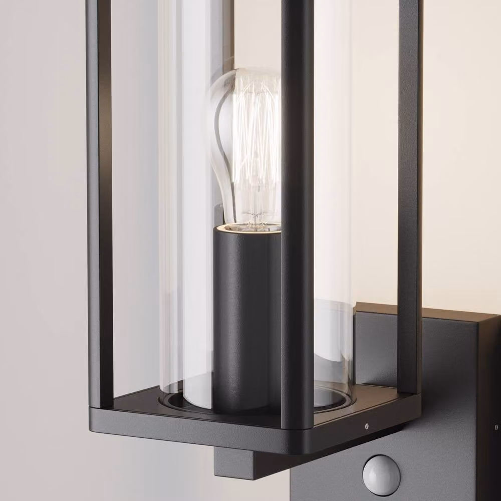 Netlighting Cell PIR Outdoor Wall Lantern in Grey with Motion Sensor, IP65, E27 – 2