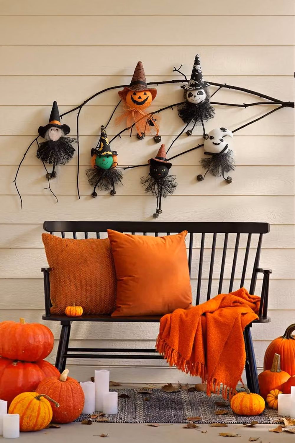 H&O Direct 6-Piece Multicolour Animal Halloween Hanging Decoration Set – 1