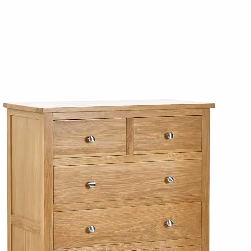 Julian Bowen Mallory Oak 4-Drawer Chest of Drawers, W: 108 cm, H: 83 cm, D: 44 cm – 2