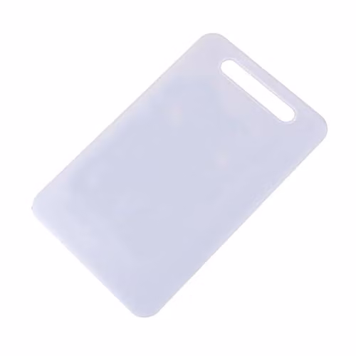 KAV Masterclass Durable Plastic Cutting Board in White, W 37 cm x D 23 cm x H 1 cm – 1