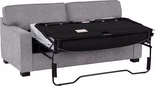 Seconique Eton Upholstered Sofa Bed in Grey Fabric – 5
