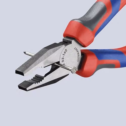 Knipex Red Combination Pliers Made of Hardened Steel, 160 mm – 2
