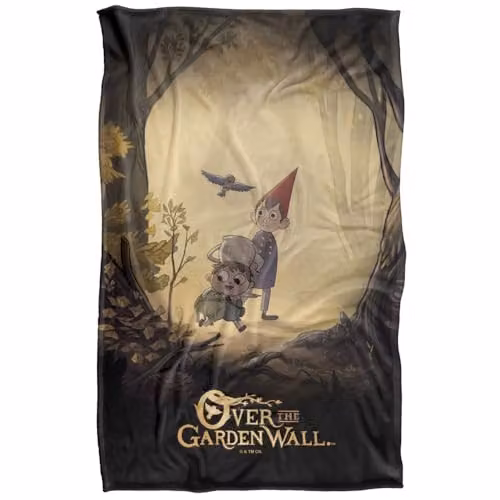 LOGOVISION Over The Garden Wall Poster Super Soft Fleece Throw Blanket, Multicolour, W: 91 cm, D: 147 cm – 1