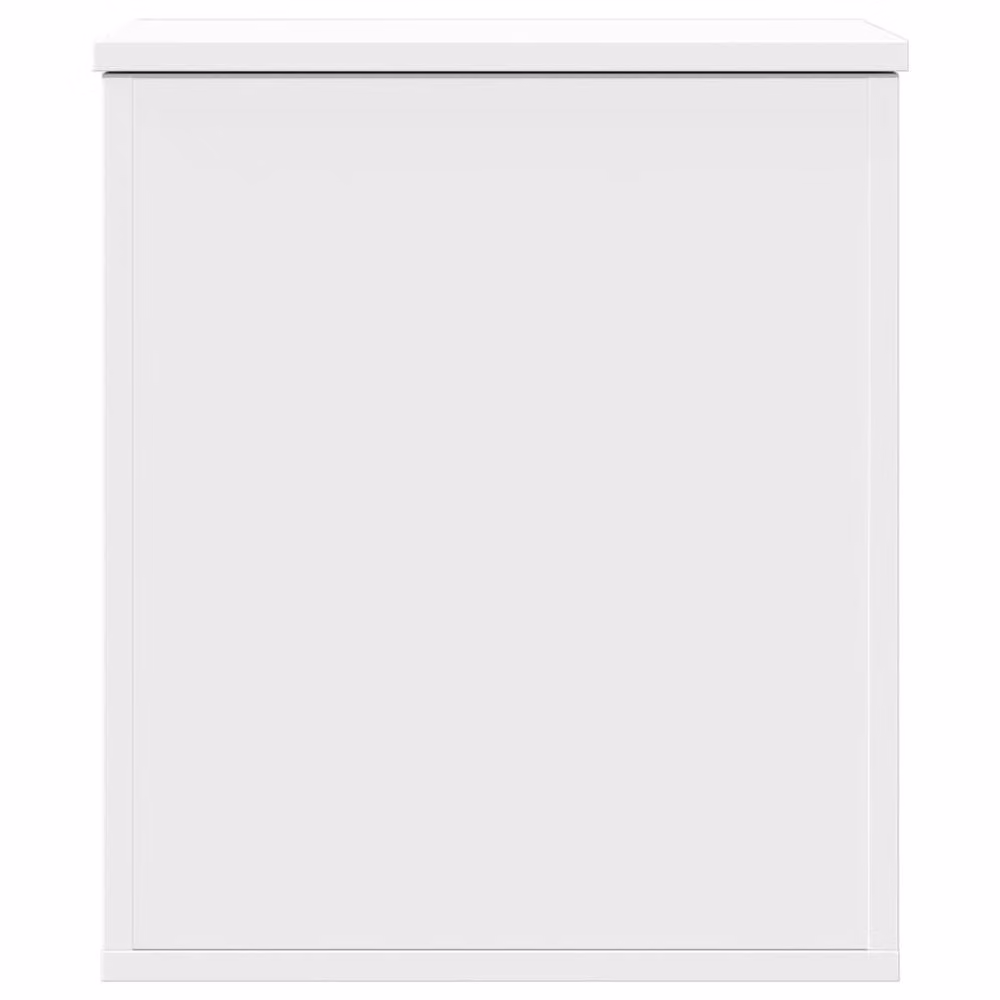 Berkfield Home White MDF Storage Box with Removable Lid W/D/H: 42 x 42 x 46 cm – 2