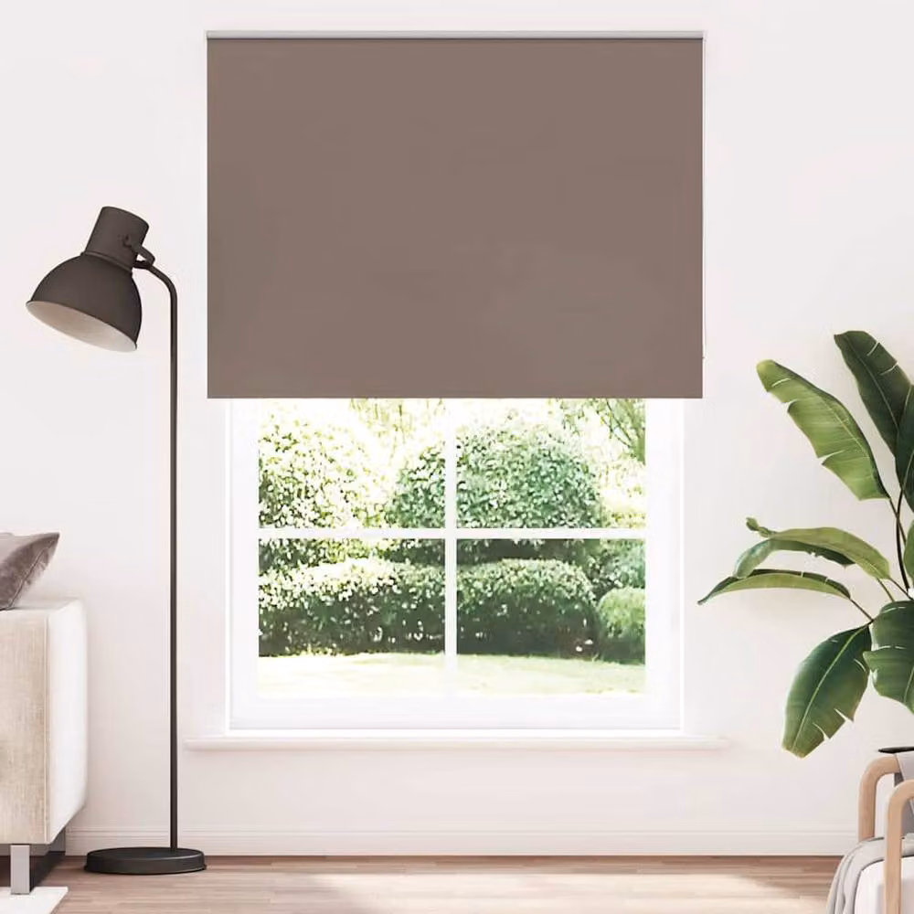 Berkfield Home Blackout Roller Blind in Brown, W: 90 cm, H: 150 cm – 2