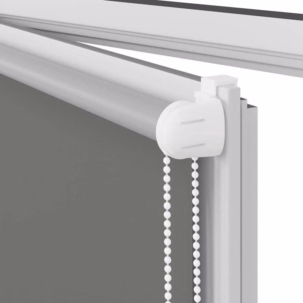 Berkfield Home Grey Blackout Roller Blind, Polyester, W: 55 cm, H: 230 cm – 3