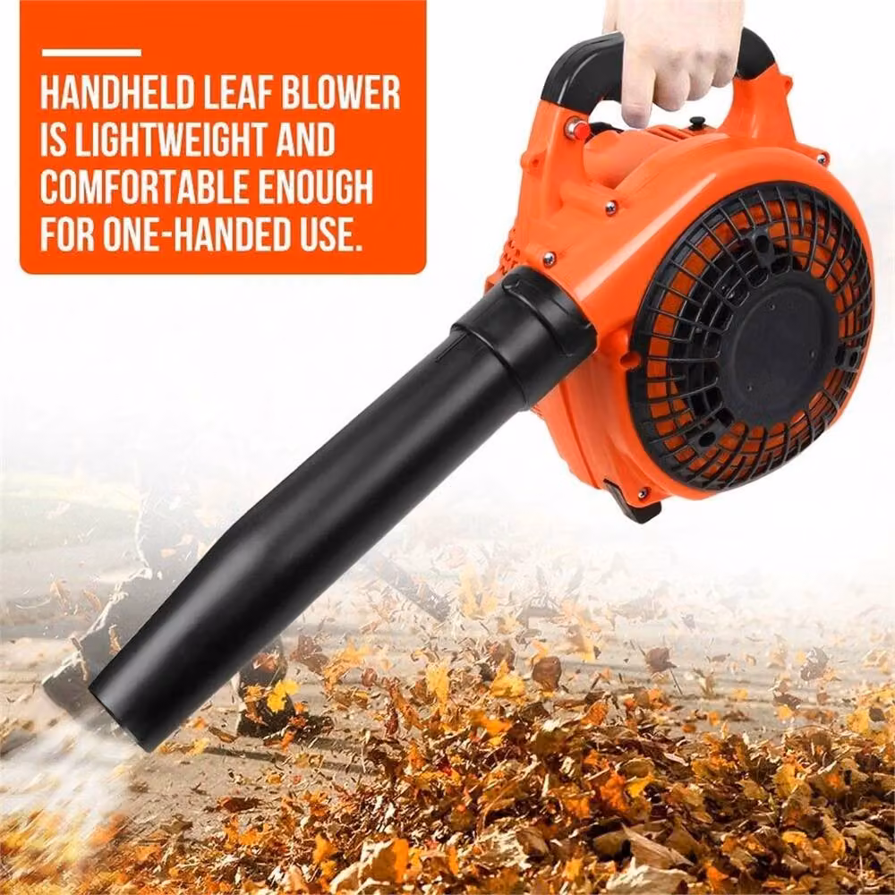Ventryn 26cc Handheld 2-Stroke Petrol Leaf Blower in Orange – 3