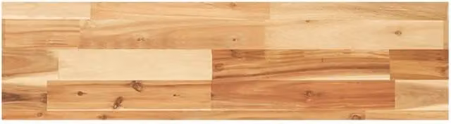 Berkfield Home Rectangular Solid Wood Acacia Table Top, Brown, W/D/H: 80 x 20 x 4 cm