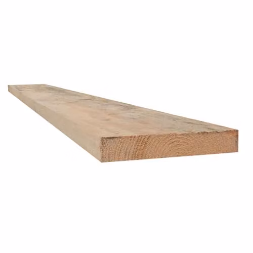 Snowdon Timber Unbanded Scaffold Board, Brown, W: 22.5 cm, H: 3.6 cm, L: 390 cm
