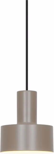 Nordlux Matis Cylinder Pendant Light, Brown Metal, E27, Diameter: 13 cm