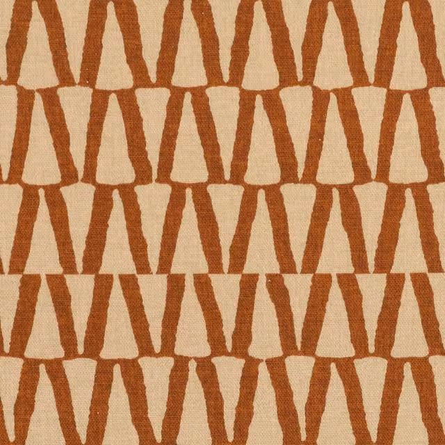 ANTE DECOR Elton Fabric Fireball Modern Graphic Orange Cotton Cushion