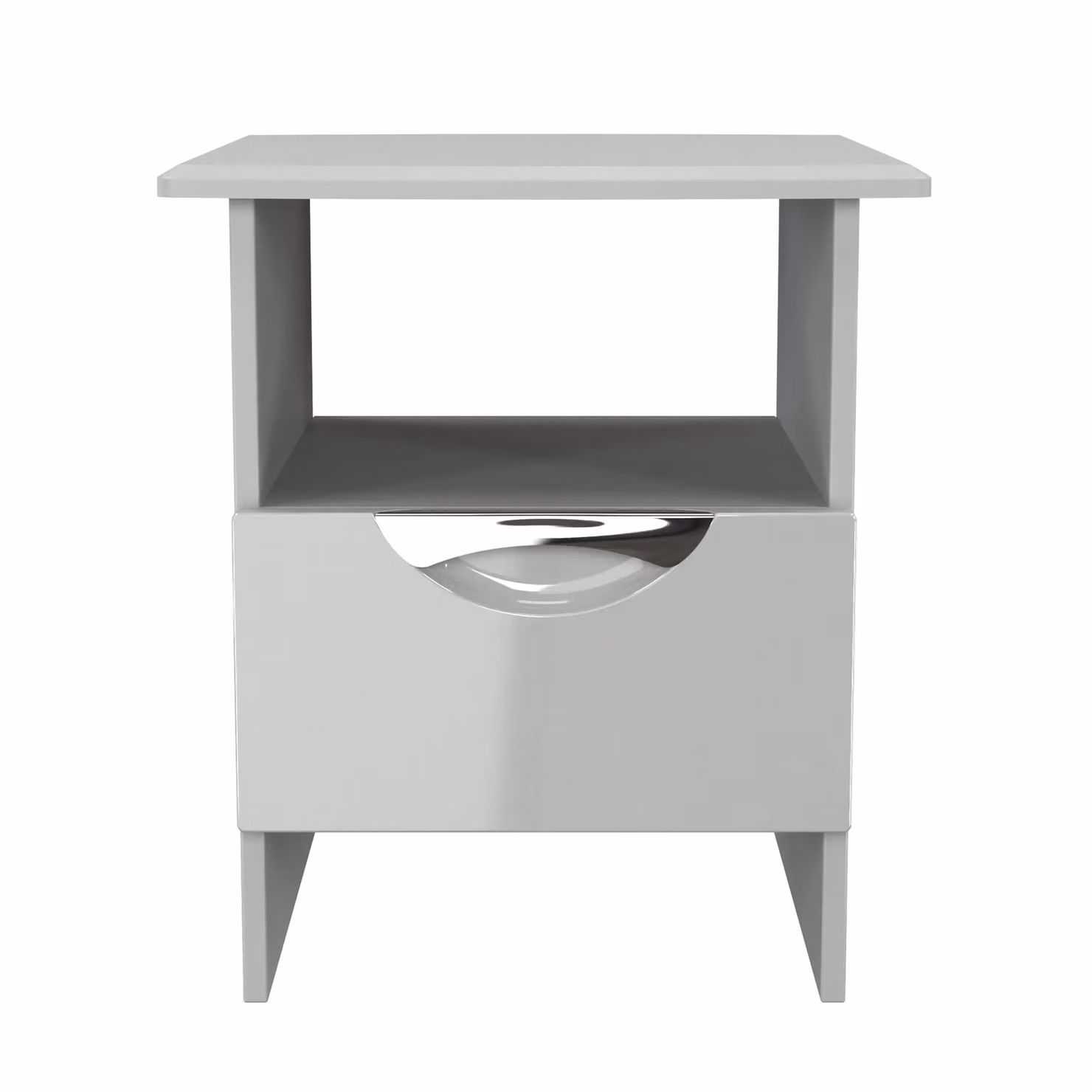 2 U Holborn Bottom Drawer Lamp Table in Mid Grey – 2