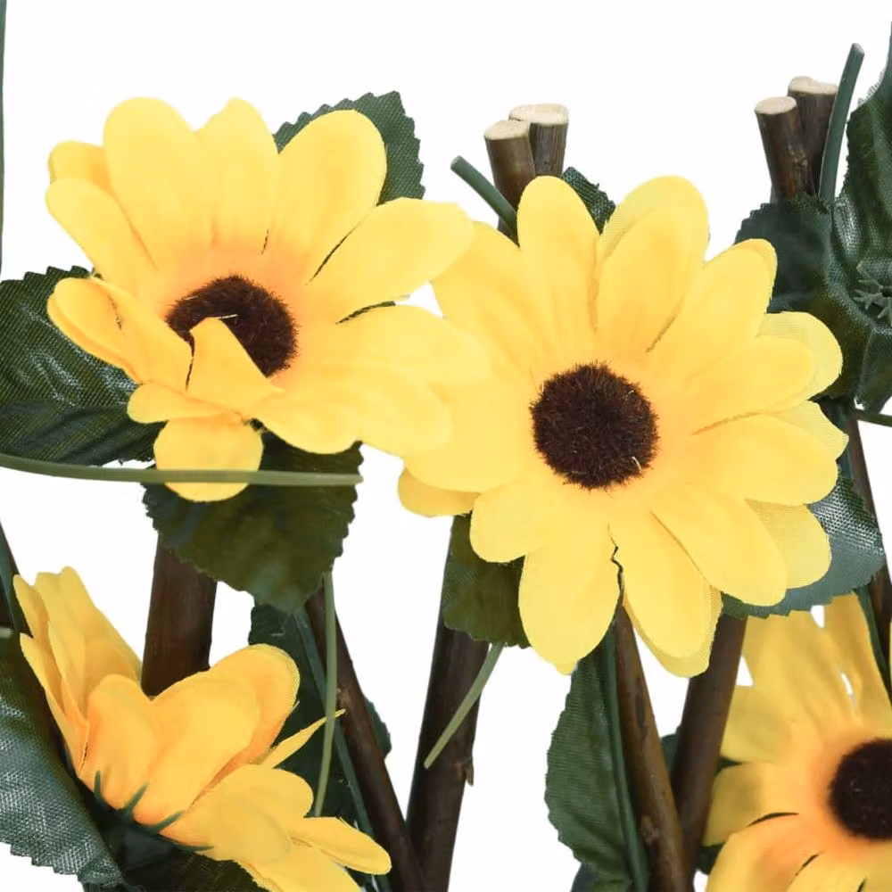 Berkfield Home Artificial Ivy Trellis Expandable, 5 Pieces, Yellow – 4