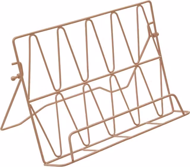Orsina Vertex Freestanding Metal Cookbook Stand in Pink