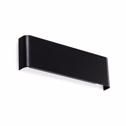 Netlighting Delta LED Up and Down Flush Wall Lamp, Black, 3000K – 1