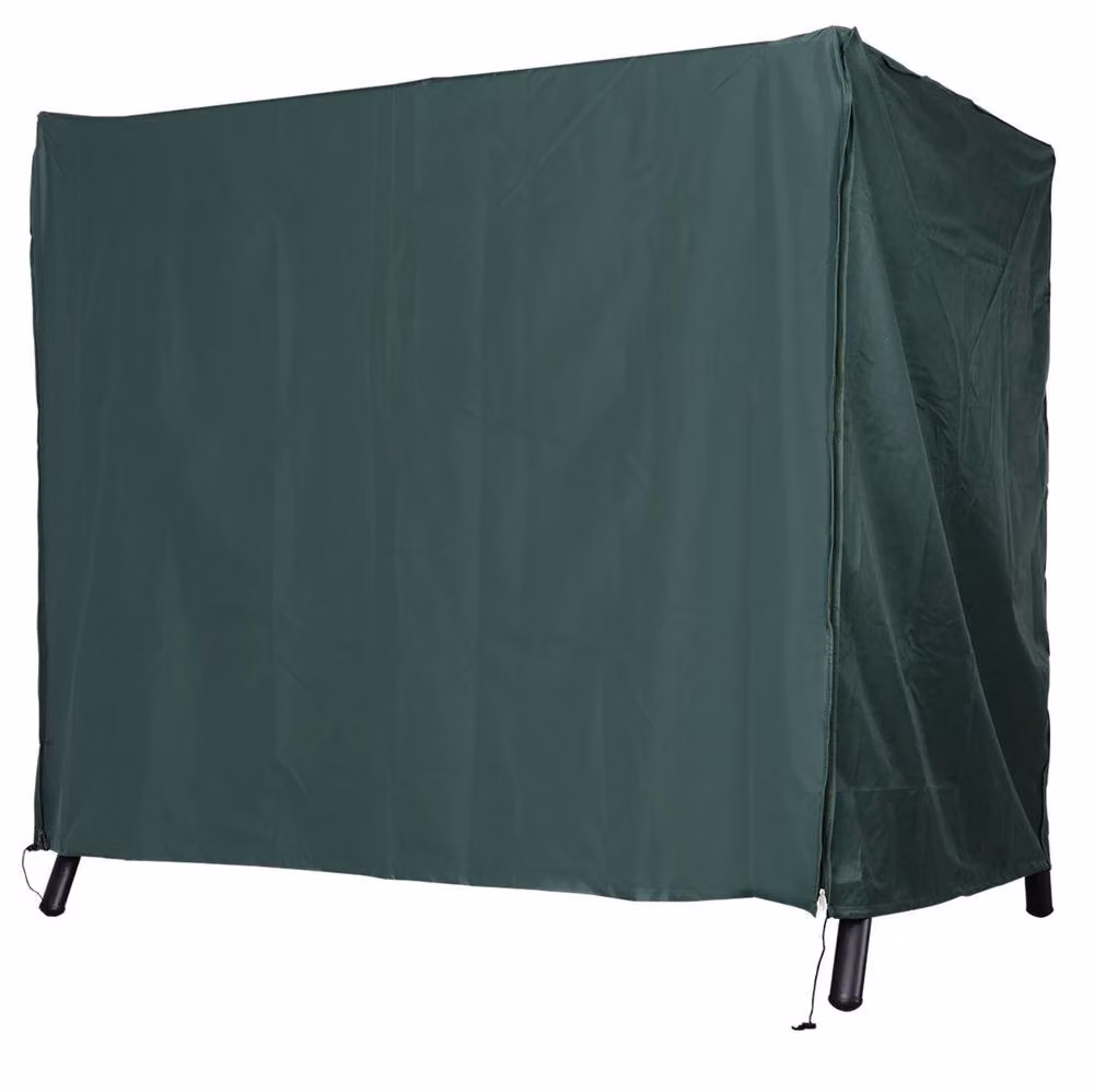 STILVORA Water-Repellent Green Polyester Swing Chair Cover with Zip, Height: 177 cm – 3