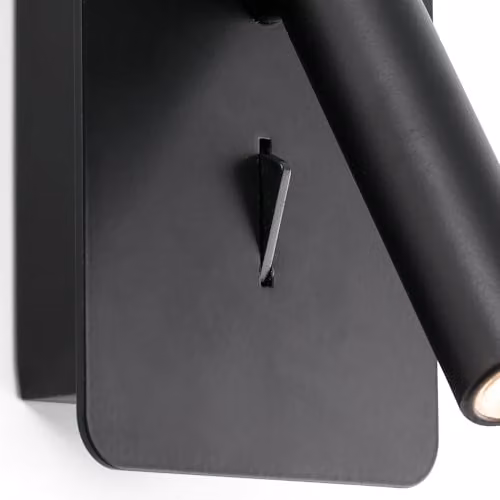 Netlighting Suau LED Wall Reading Lamp in Black with USB – 2