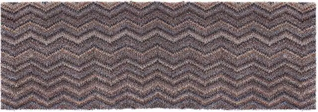 My Mat Candy Rock Zig Zag Washable Cotton Indoor Mat, Multicolour, W: 50 cm, L: 150 cm