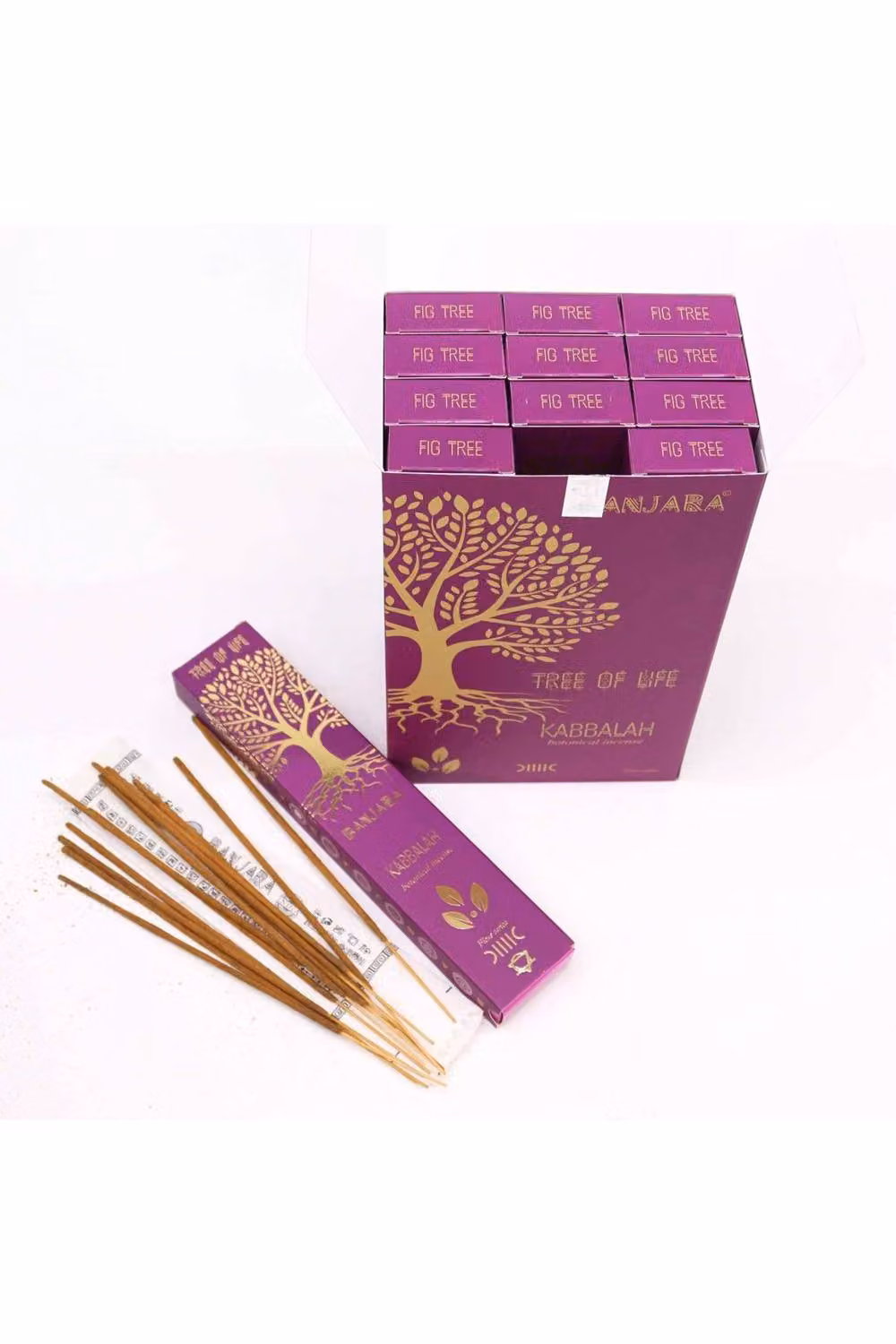 KDMD Banjara Kabbalah Natural Frankincense and Myrrh Incense Sticks, 15g, Purple – 2