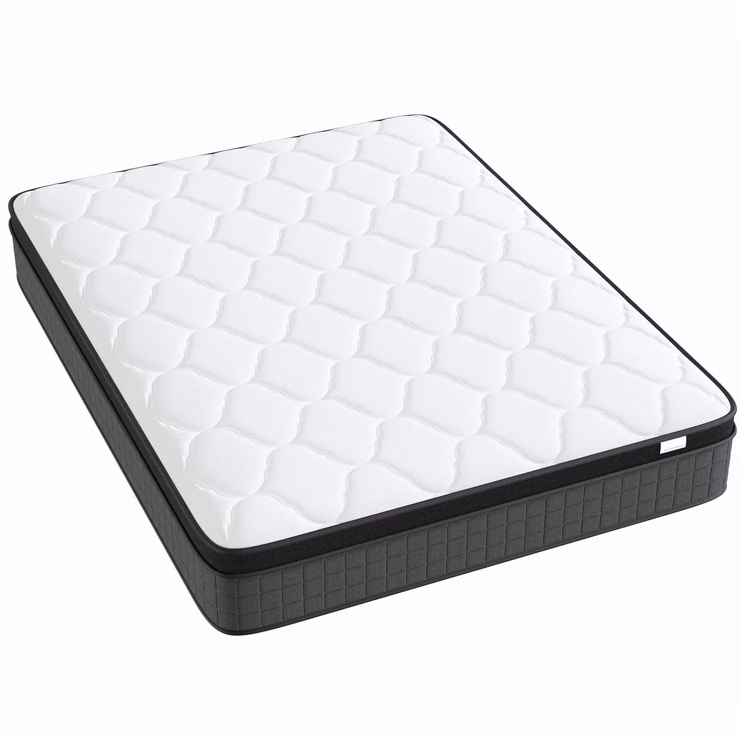 Dprodo White Memory Foam Hybrid Mattress with Pocket Springs, W/D/H: 140 x 200 x 25 cm – 7