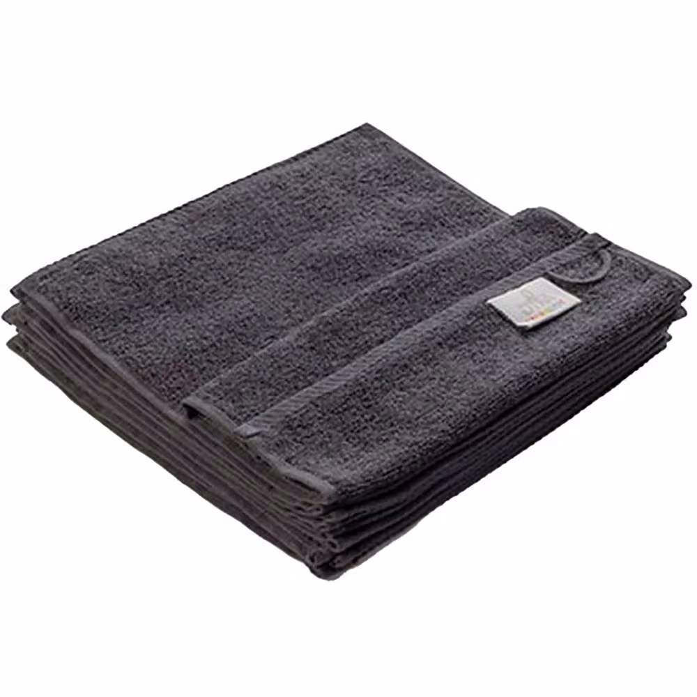 ARTG Plain Face Towel in Dark Grey, Cotton Terry – 2