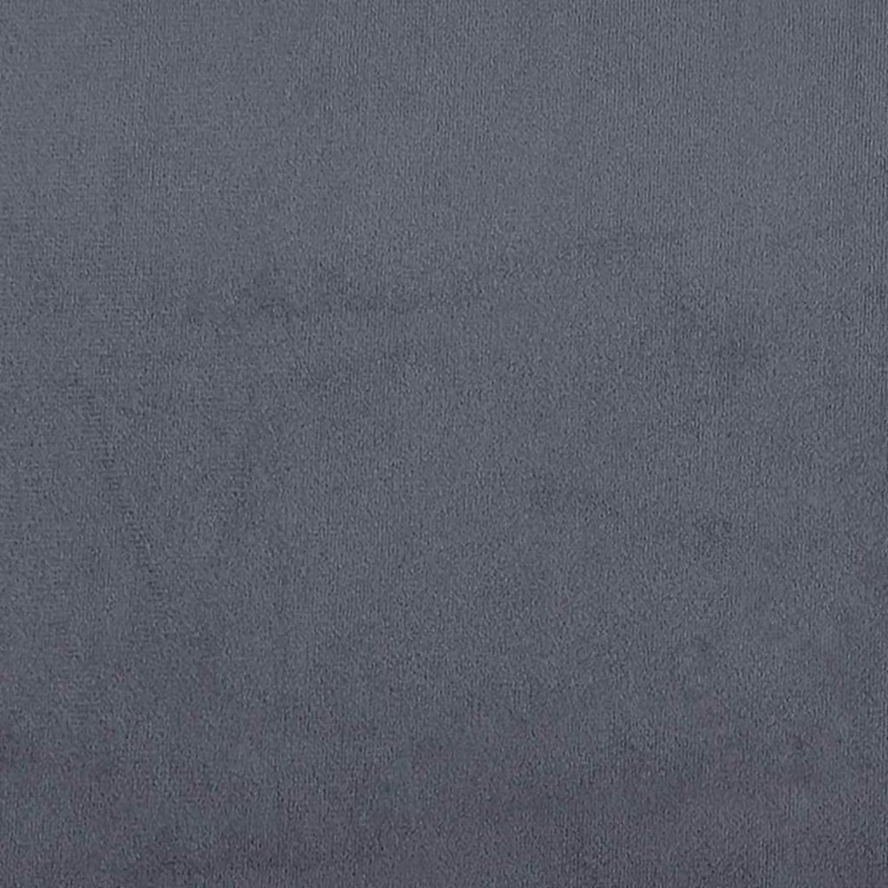 Berkfield Home Upholstered Velvet Bed Frame in Grey, Super King, W/D/H: 200 x 180 x 46 cm – 5