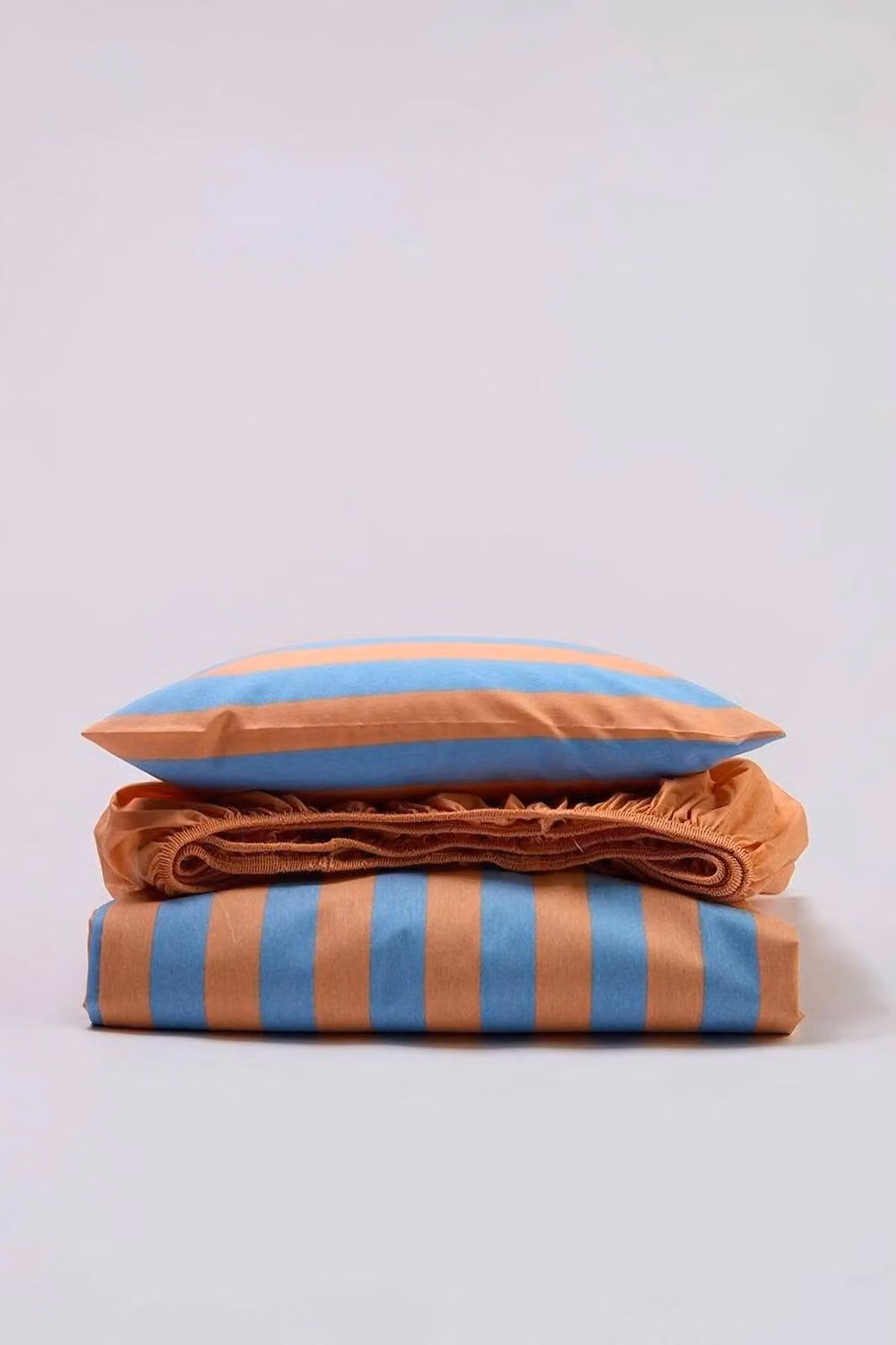 WOVCOR Striped Single Duvet Cover Set, Multicolour, W: 160 cm, L: 220 cm – 2