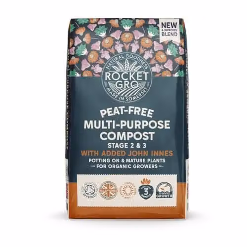 Thompson & Morgan RocketGro Multi-Purpose Organic Compost Stage 2 & 3, 2 x 40 l – 3